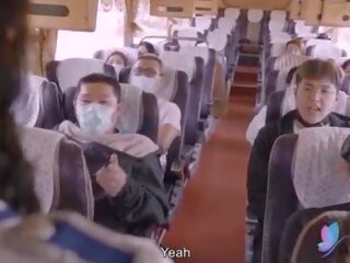X nominale film tour bus met rondborstig aziatisch streetwalker origineel chinees av xxx video- met engels sub
